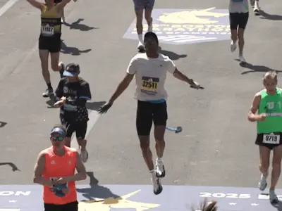 How celebrities, notable figures finished at the 2025 Boston Marathon